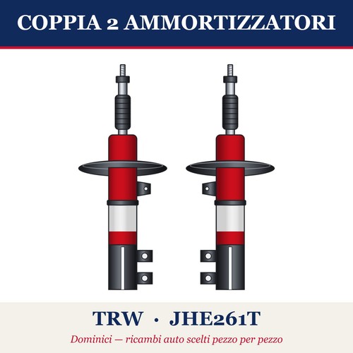 Coppia ammortizzatori trw - coppia,